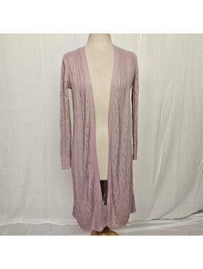 Muted light purple duster, Largem fairy whimsigoth fall layering